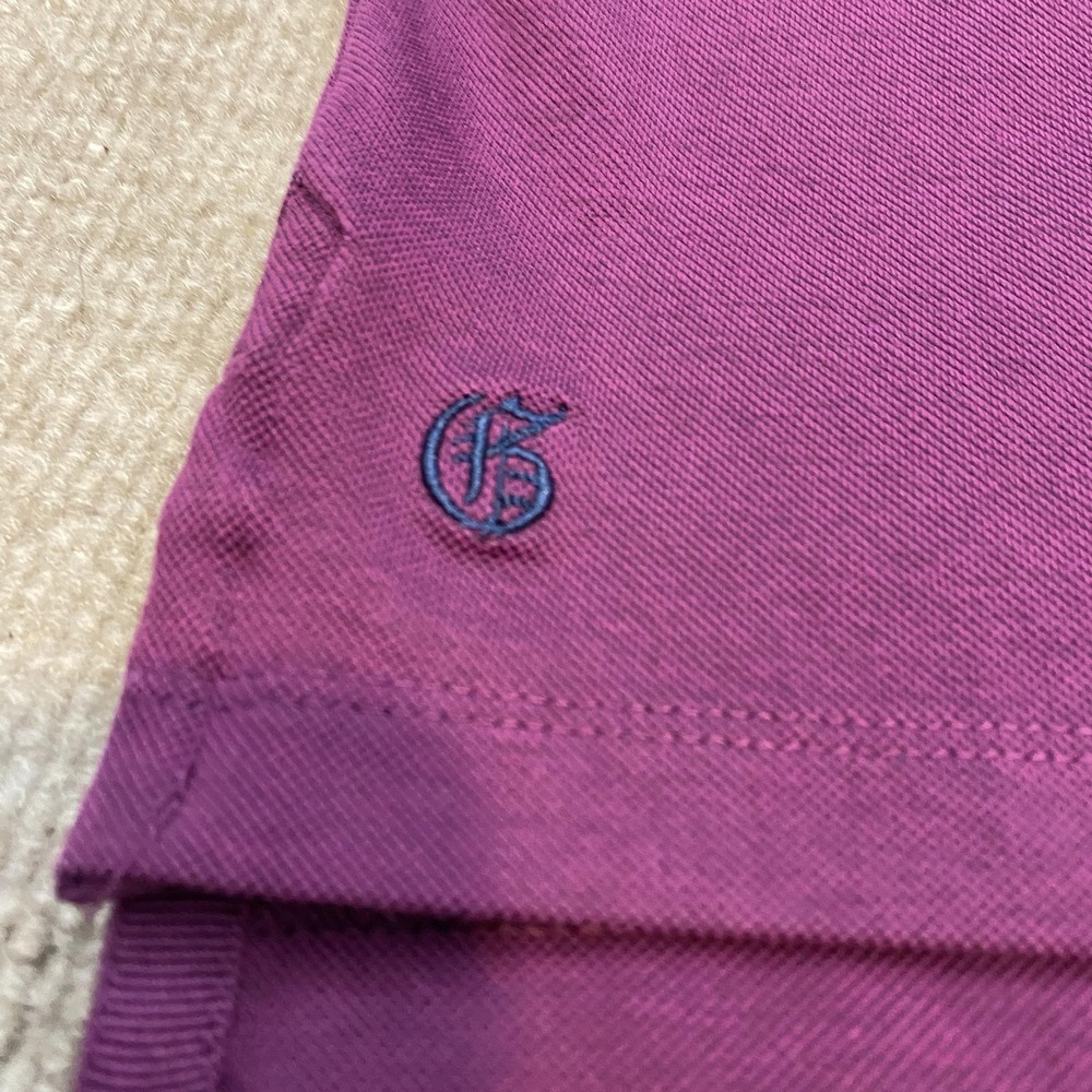 Greyson Polo Shirt Men Large Purple Brrr° Golf Performance DCC Country Club Logo - Picture 4 of 11